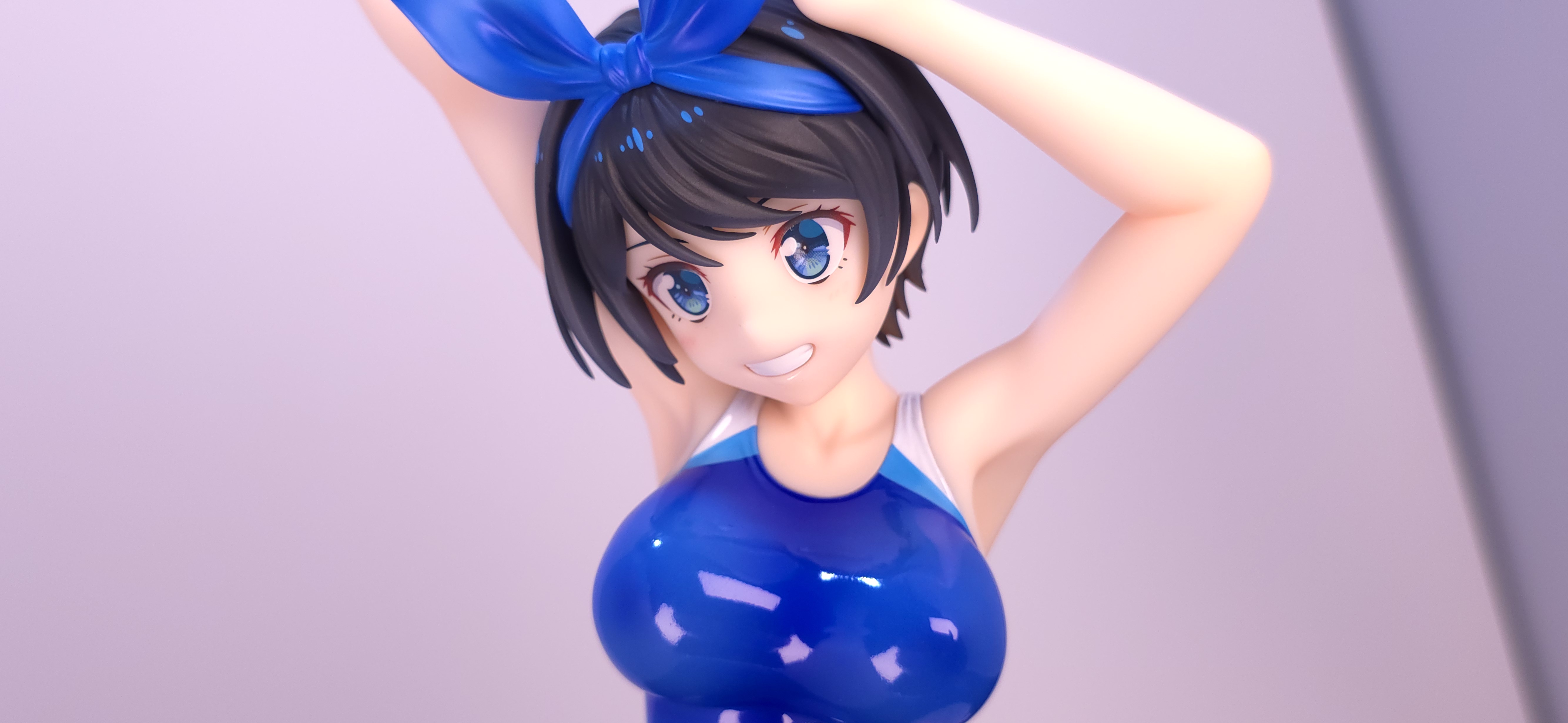 フィギュアレビュー】彼女、お借りします 更科 瑠夏 競泳水着Ver. 1/7